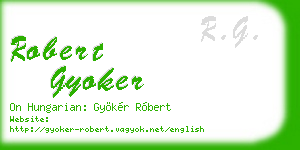 robert gyoker business card